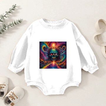 Discover ghostface horror Baby Romper Sweatshirts