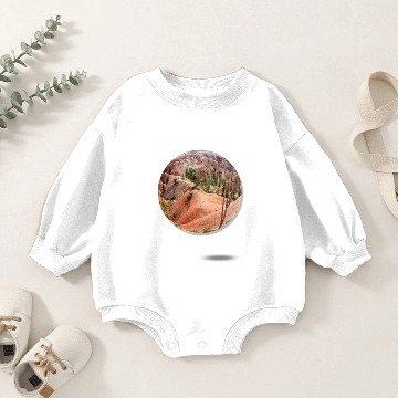 Discover Bryce Dunes - Bryce Canyon Baby Romper Sweatshirts