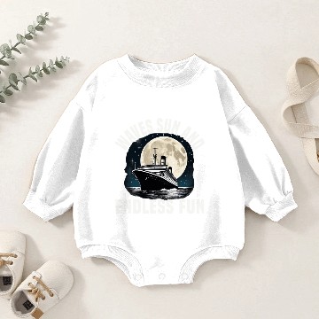 Discover Waves Sun And Endless Fun Cruise Ship Vacation Baby Romper Sweatshirts