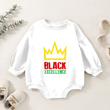 Discover Black Excellence Baby Romper Sweatshirts