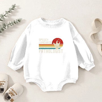 Discover Speech Language Pathologist Baby Romper Sweatshirts