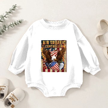 Discover Air Traffic Controller Baby Romper Sweatshirts