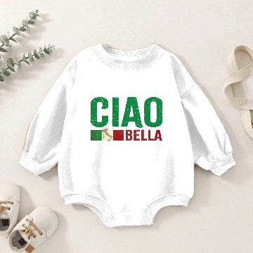 Discover Ciao Bella Rustic Italy Baby Romper Sweatshirts