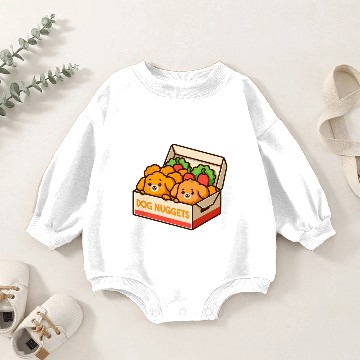 Discover Dog Nuggets Baby Romper Sweatshirts