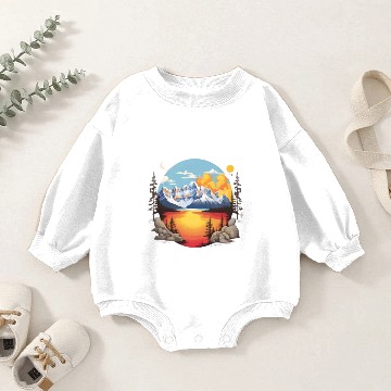 Discover banff sunshine Baby Romper Sweatshirts