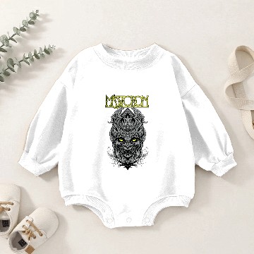 Discover Yellow Eyes Mastodon Baby Romper Sweatshirts