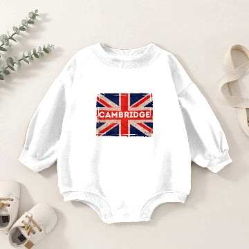 Discover Cambridge Flag England UK Baby Romper Sweatshirts