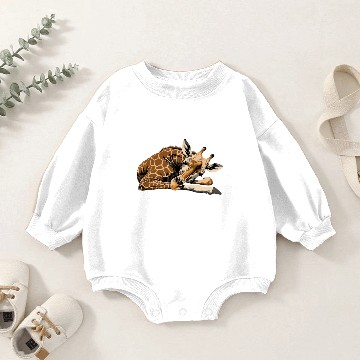 Discover Giraffe Official Sleep Baby Romper Sweatshirts