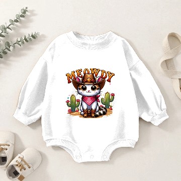 Discover Meowdy Baby Romper Sweatshirts
