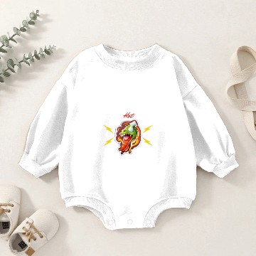 Discover Hot Spice lover Sauce chili pepper Baby Romper Sweatshirts