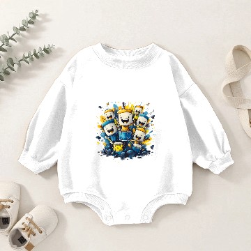Discover Clumsy Marching Band Mayhem Baby Romper Sweatshirts
