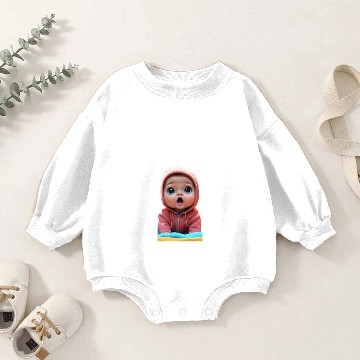 Discover Scream as a cute baby removebg preview Baby Romper Sweatshirts