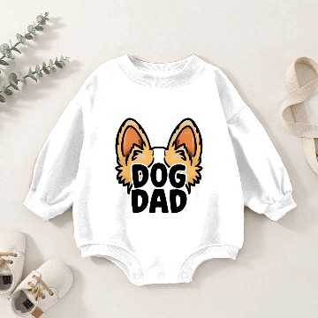 Discover Dog Dad Baby Romper Sweatshirts