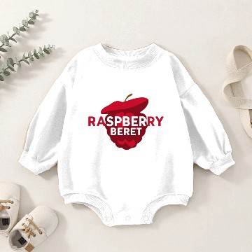 Discover Cute Raspberry Beret Baby Romper Sweatshirts
