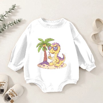Discover Dinosaur brontosaurus summer Baby Romper Sweatshirts