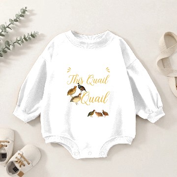 Discover Cute Quail Lovers Baby Romper Sweatshirts