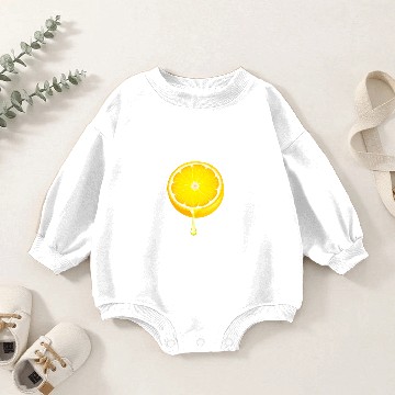 Discover Citrus - Fruits - Orange - Lime - Grapefruit - Lem Baby Romper Sweatshirts