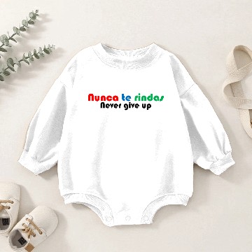 Discover Never give up Baby Romper Sweatshirts