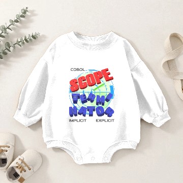 Discover Cobol Scope Terminator Baby Romper Sweatshirts