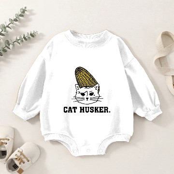 Discover cat husker Baby Romper Sweatshirts