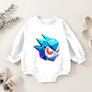 Discover Geometry Dash Baby Romper Sweatshirts