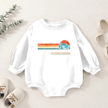 Discover Drifting Vehicle Race Baby Romper Sweatshirts
