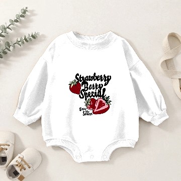 Discover Strawberry Berry Special Baby Romper Sweatshirts