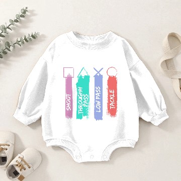 Discover Playstation Button Baby Romper Sweatshirts