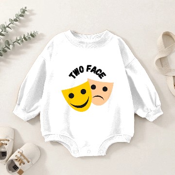 Discover Two Face Baby Romper Sweatshirts