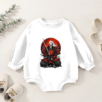 Discover Ancient Samurai Baby Romper Sweatshirts