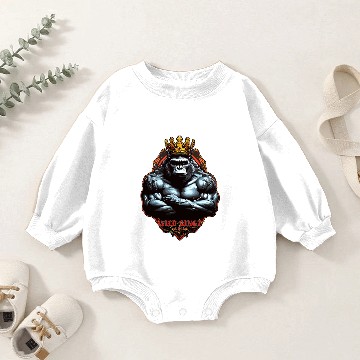 Discover Gorilla Baby Romper Sweatshirts