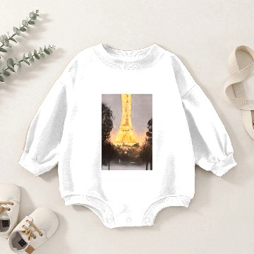 Discover WINTER IN PARIS Baby Romper Sweatshirts
