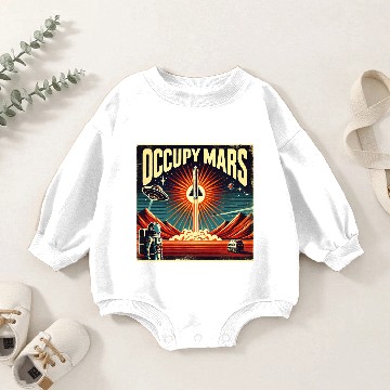 Discover Occupy Mars! Baby Romper Sweatshirts