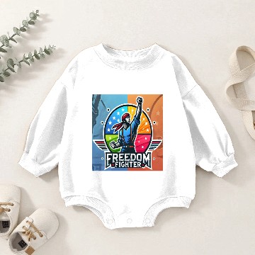 Discover Freedom Fighter Baby Romper Sweatshirts