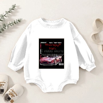 Discover Therapy Nah I need more horsepower Baby Romper Sweatshirts