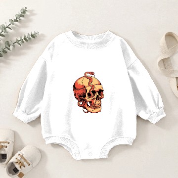 Discover Serpent Skull – Gothic Venom Death Design Baby Romper Sweatshirts