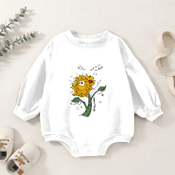 Discover sunflower Baby Romper Sweatshirts