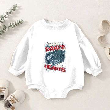 Discover Break Dance Not Hearts Breakdancing Quote Baby Romper Sweatshirts