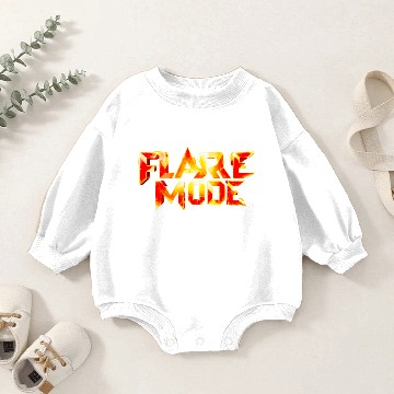 Discover FlareMode – Bold Fiery Typography Design Baby Romper Sweatshirts