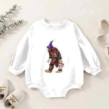 Discover Spooky Zombie Skeleton Bigfoot Halloween  Baby Romper Sweatshirts