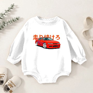 Discover Born to Run Baby Romper Sweatshirts
