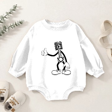 Discover Happy Piston Cartoon Baby Romper Sweatshirts