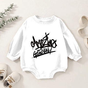 Discover Abstract Graffiti Style Art Germany Baby Romper Sweatshirts