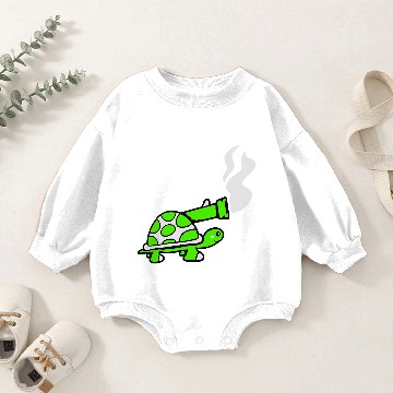 Discover Turtle War Tank shell weapon cannon shoot funny Baby Romper Sweatshirts