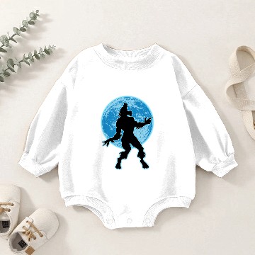 Discover Werewolf and moon Baby Romper Sweatshirts