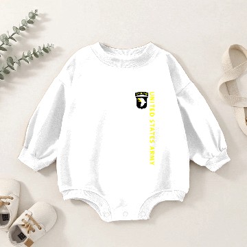 Discover 101st Airborne - Saint Michael Baby Romper Sweatshirts