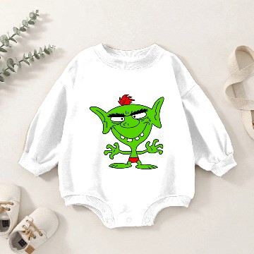 Discover green goblin Baby Romper Sweatshirts
