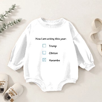 Discover Election - Harambe Baby Romper Sweatshirts