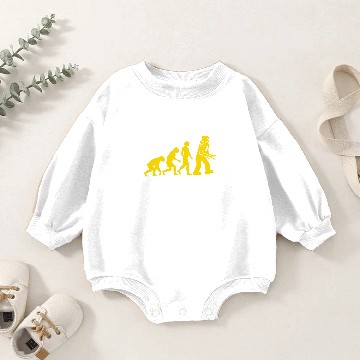 Discover robot evolution robots funny logo Baby Romper Sweatshirts
