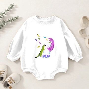 Discover pop goes the weasel Baby Romper Sweatshirts